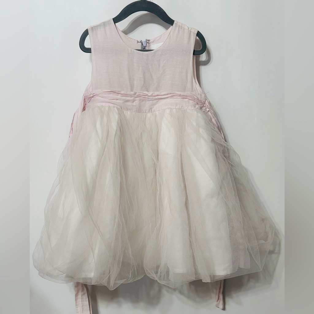 Nellystella Girls Silk Dress Love Nellystella Tulle Party Pink Lilac Sz 4
